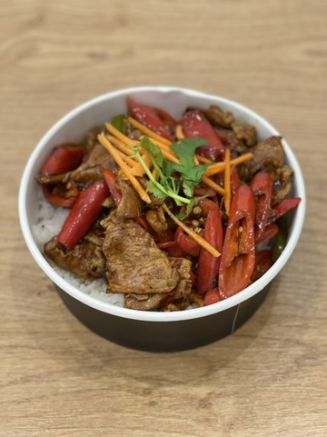  RIZ AU PORC PIMENTÉ